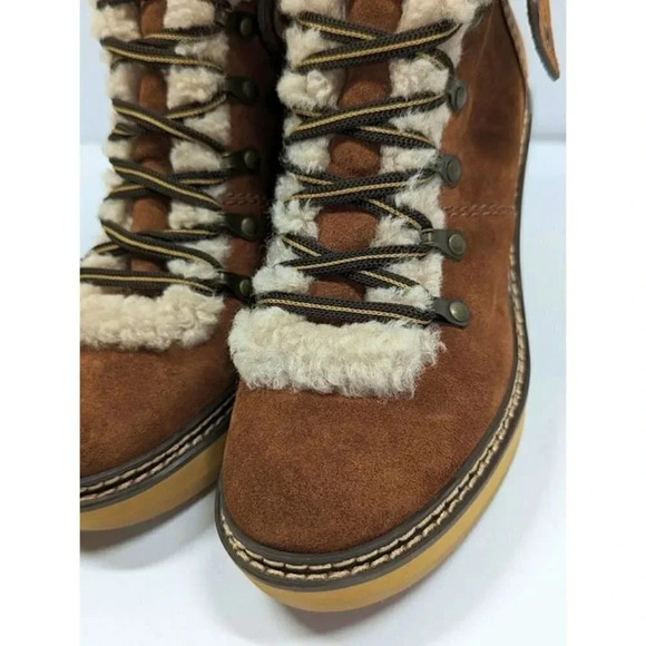 See By Chloe Women's Eileen Suede Shearling Hiking Boot Size 40 EU (MSRP $460) - Picture 5 of 11